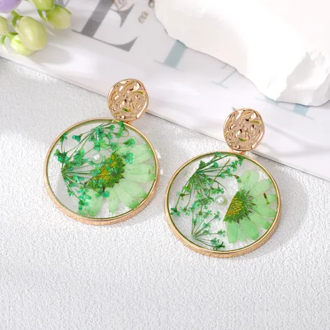 Green Flower Buckle (Fancy)