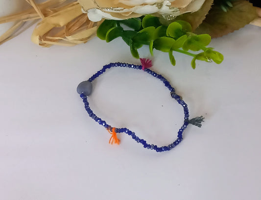 Dark blue bracelet