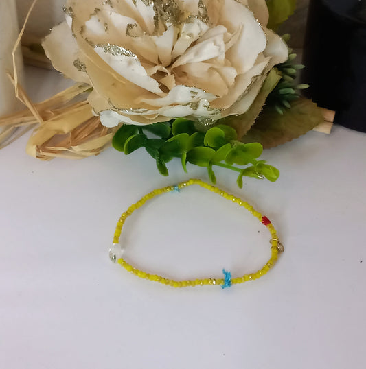 Yellow bracelet