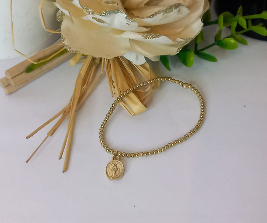 Elastic Gold Bracelet