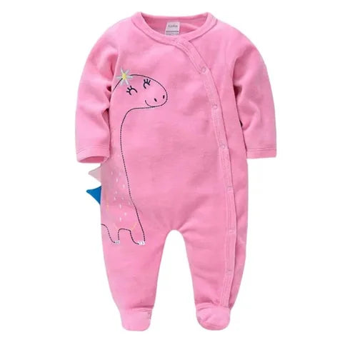 Velvet dinosaur pajamas