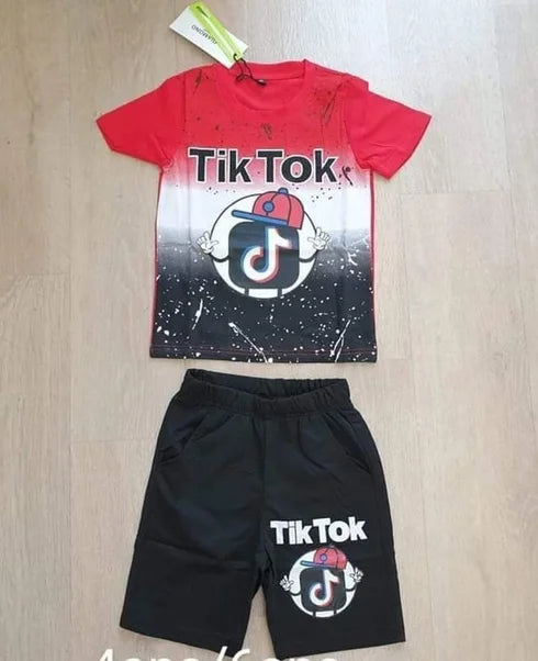 Tik Tok Shorts Set