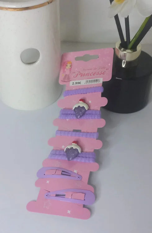 Purple ice clip/elastic pack