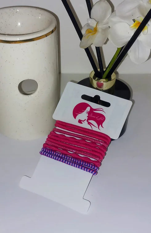 Fuchsia tone elastic packs