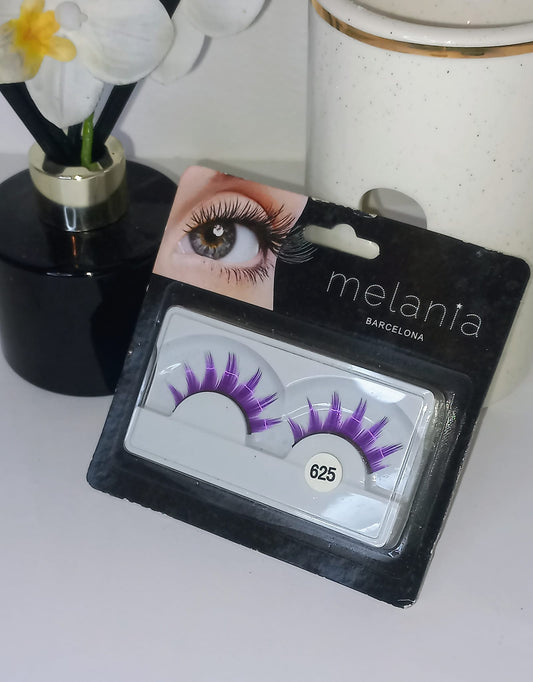 Dark purple false eyelashes