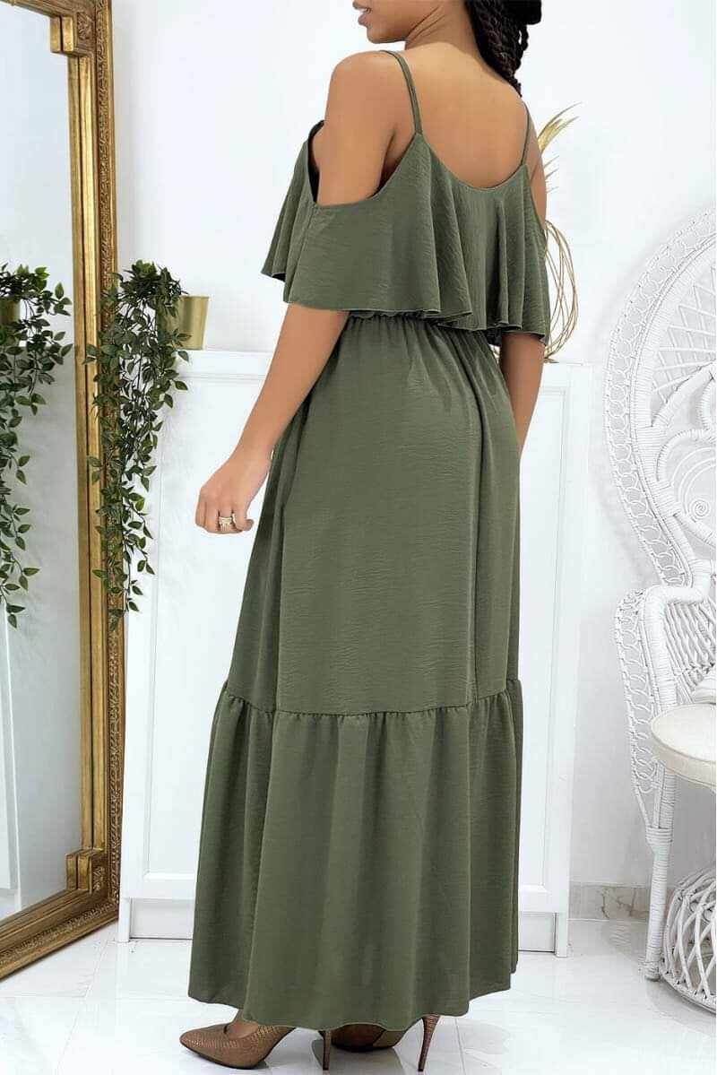 Long khaki dress