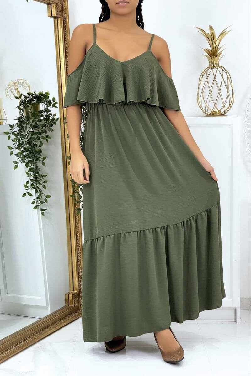 Long khaki dress