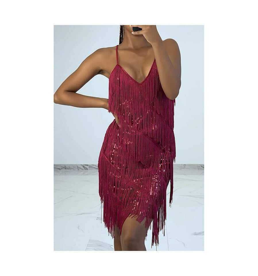 Fringed dress R01