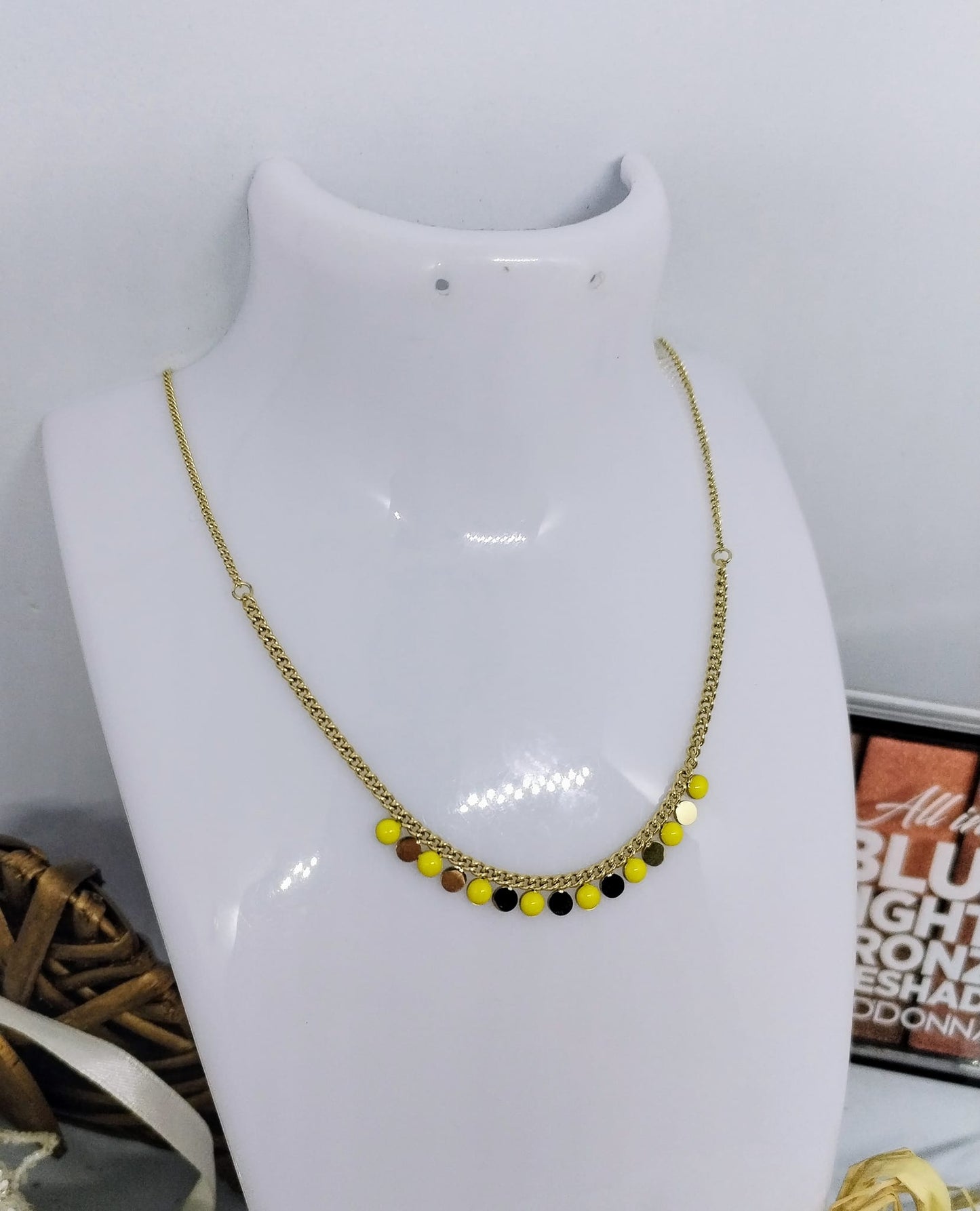 Collier Réglable or et Jaune (Acier) CA0124