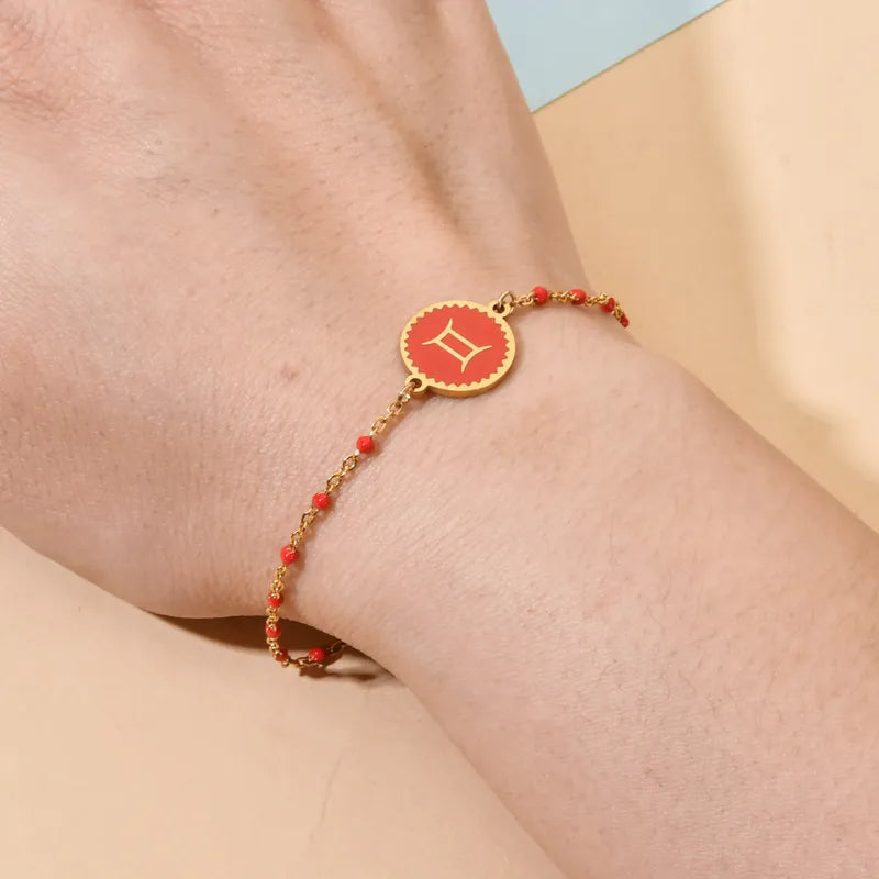 Zodiac sign bracelet