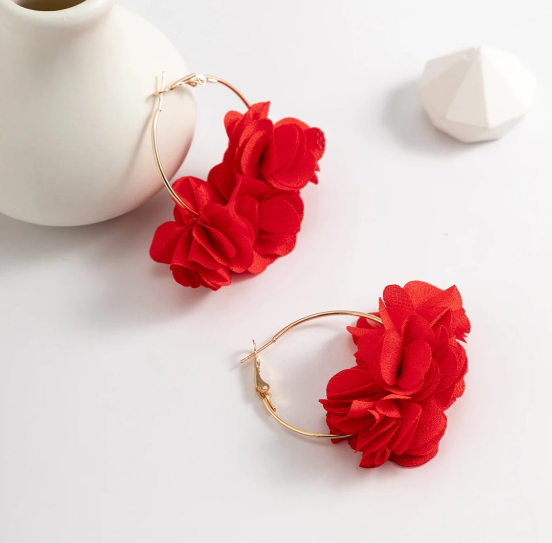 Flower earring