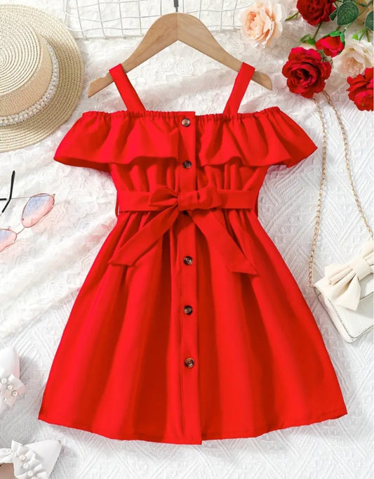 Robe noeud rouge