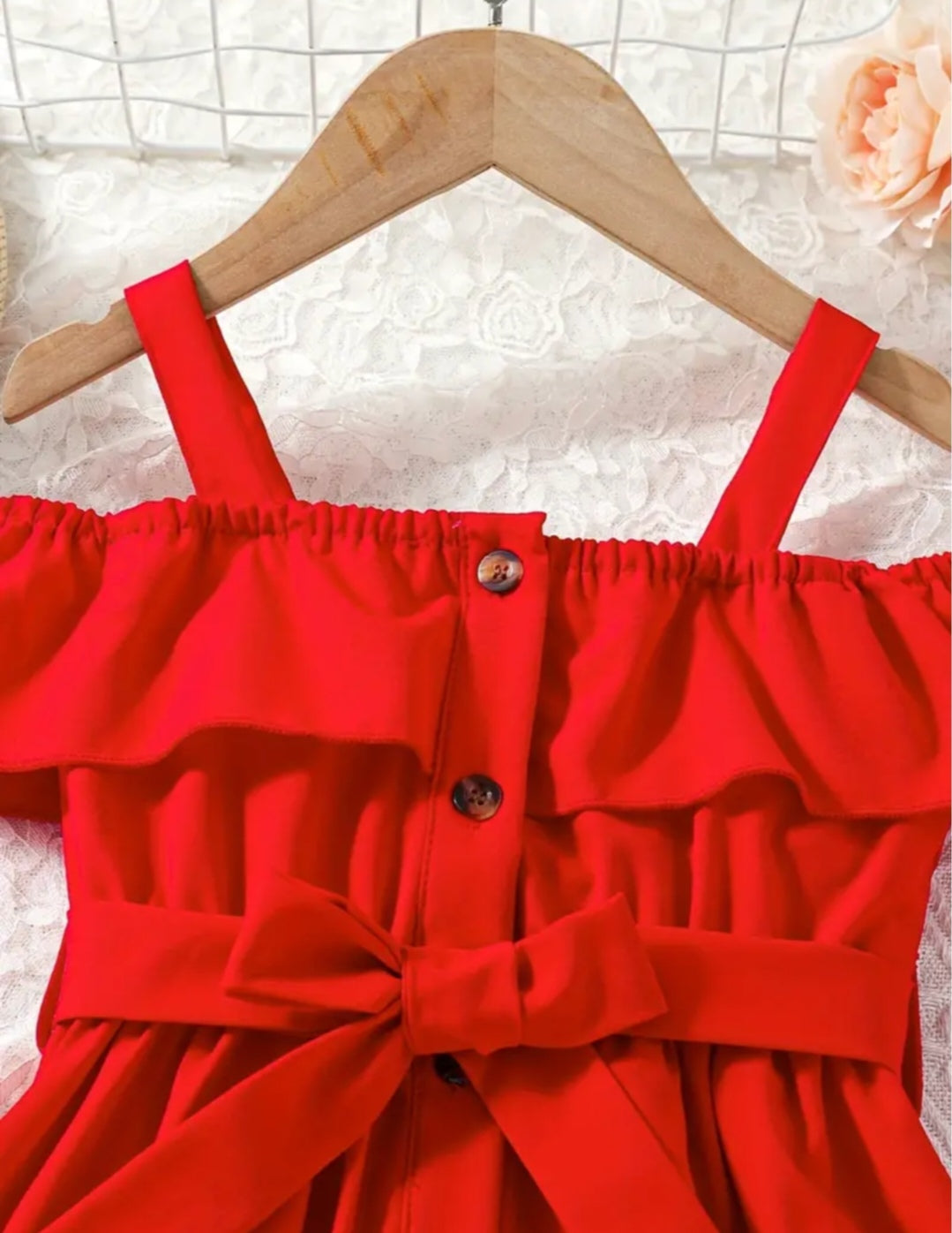 Robe noeud rouge