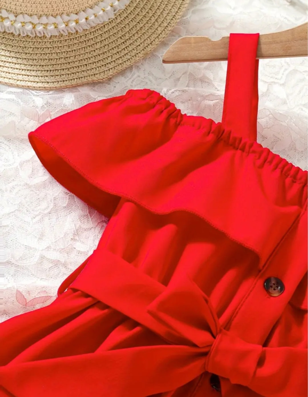 Robe noeud rouge