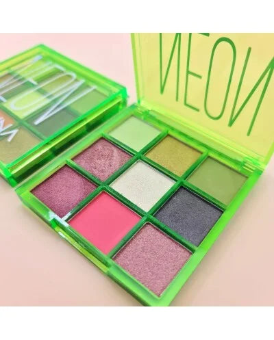 Palette néon vert