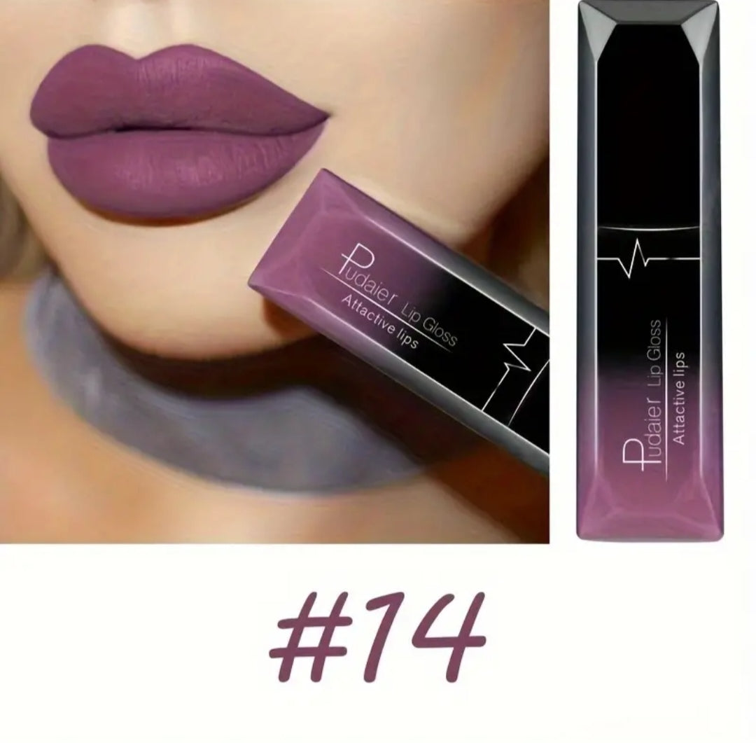 Lipsticks Pudaier (14 coloris différents)