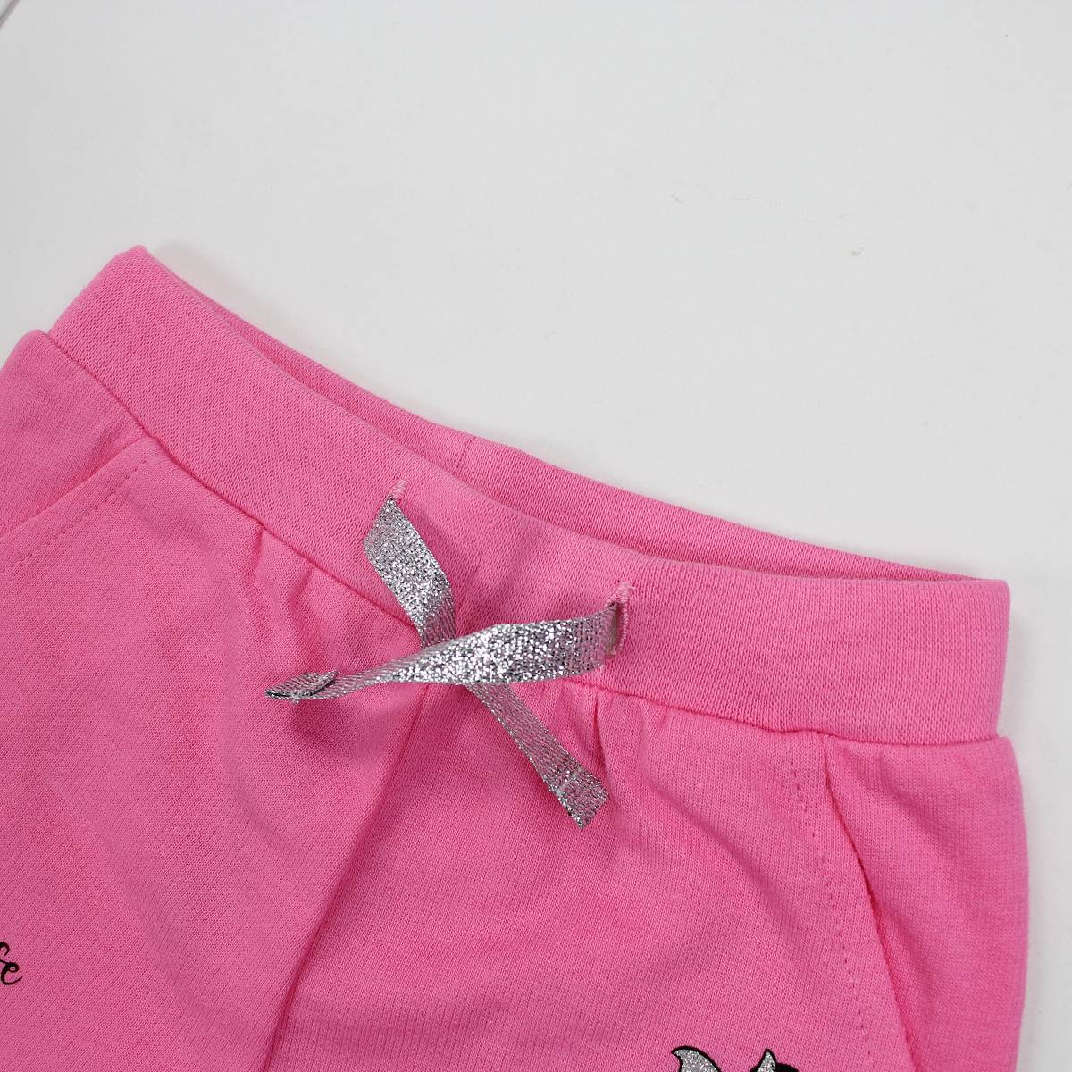 Pink Minnie baby shorts set