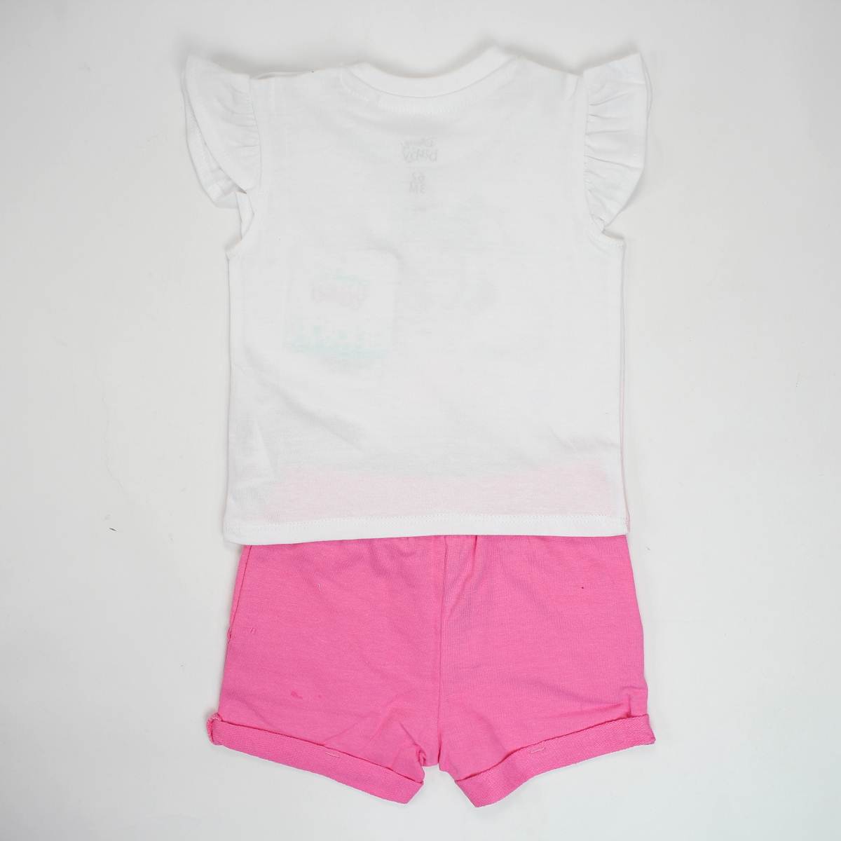 Ensemble short bébé Minnie rose